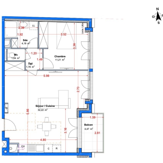  Annonces VILLEPINTE : Appartement | LE PERREUX-SUR-MARNE (94170) | 51 m2 | 371 000 € 